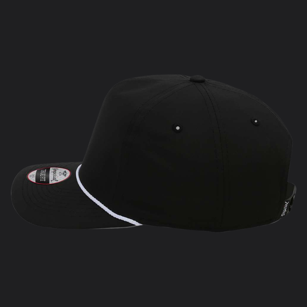 Black/White Golf Hat